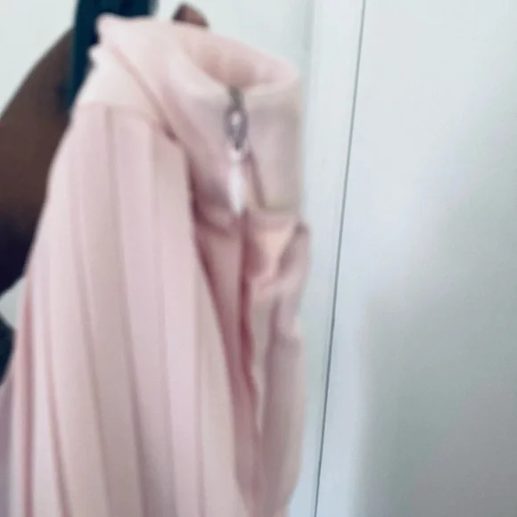 Elegant Pink Pleated Skirt - Picture 6 of 8